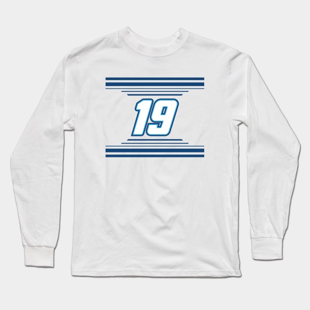 Martin Truex Jr #19 2024 NASCAR Design Long Sleeve T-Shirt by AR Designs 